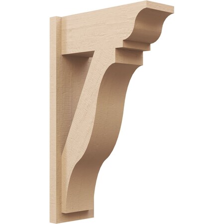 Ekena Millwork 7 1/2-in W x 18-in D x 30-in H Funston Trad Rough Cedar Woodgrain TimberThane Outlooker, Primed Tan OUTUR075X18X30FST04RCPR